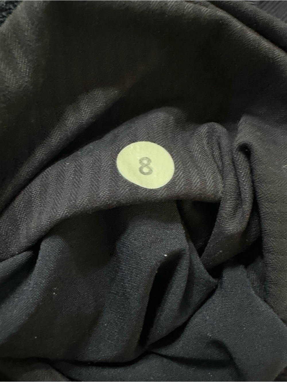 lululemon athletica Navy Ruched Cropped Performance Capris - Picture 5 of 5
